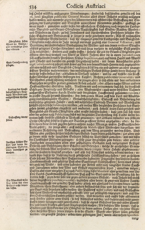 »Zigeiner Außrottung«, 15. Jänner 1655