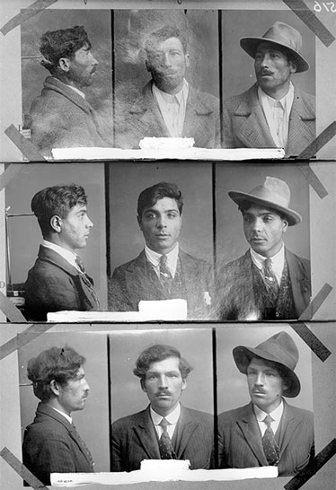 Polizeifotografien als »Typenbilder«, um 1930